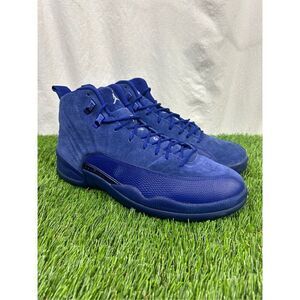 Size 12 - Nike Air Jordan 12 Retro Deep Royal Blue 2016 130690-400 OG XII‎ Blue